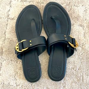 Tory Burch Black Sandals Size 10